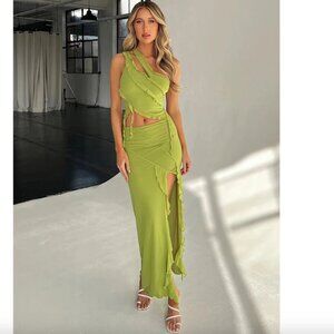 Tiger Mist Dionnie Set (Top + Skirt)